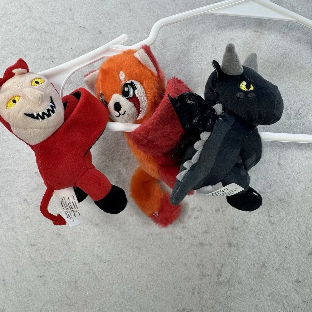 Bullsitoy Disney Cuties Cuff Slap Bracelets‎ Toy Lot of 3 Panda Dragon Creepy